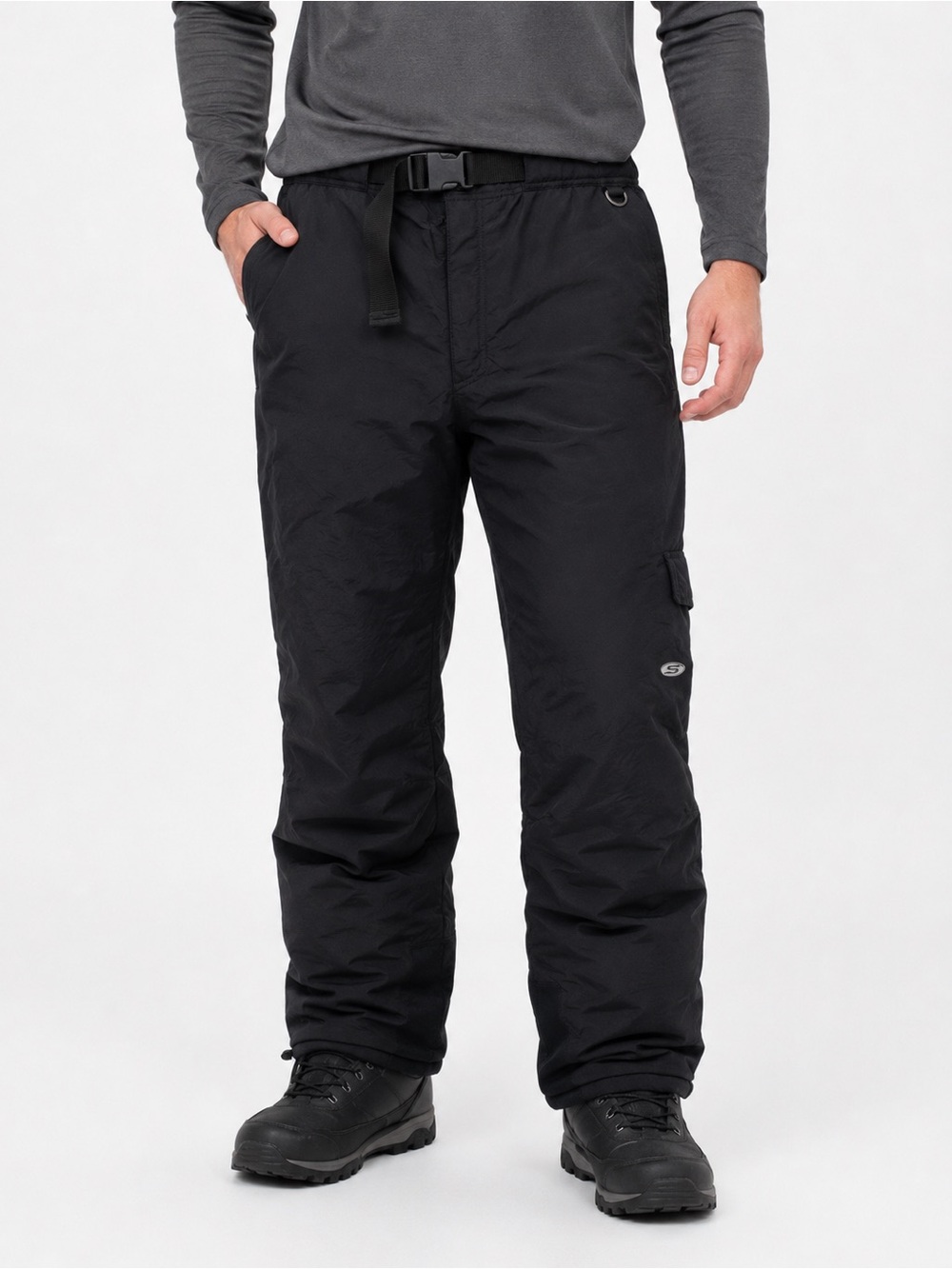 Slalom black ski snow pants men’s XL